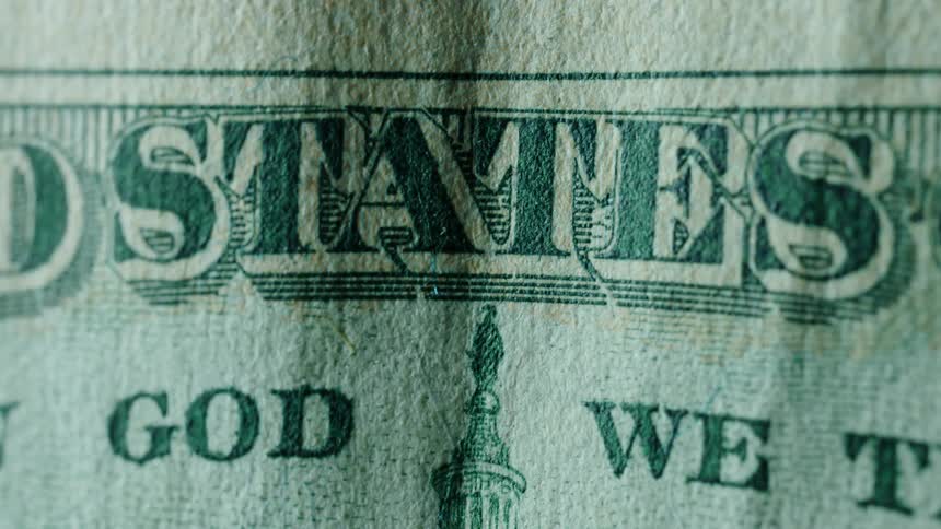 United states paper money bill