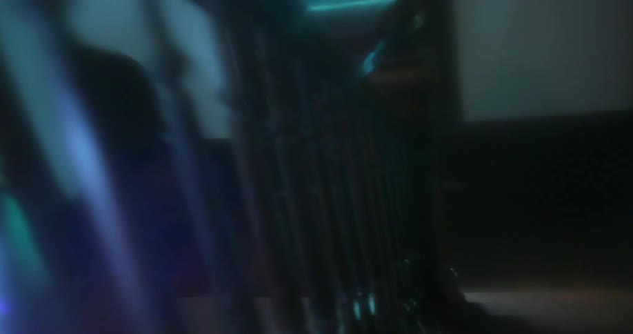 Shadow of a person in the hallway of a house