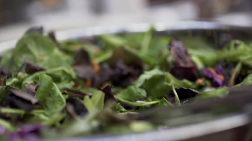 Salad in a serving bowl