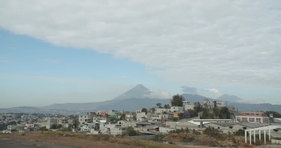 A small town in the mountains