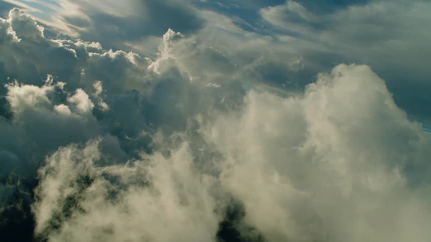 Flying through clouds