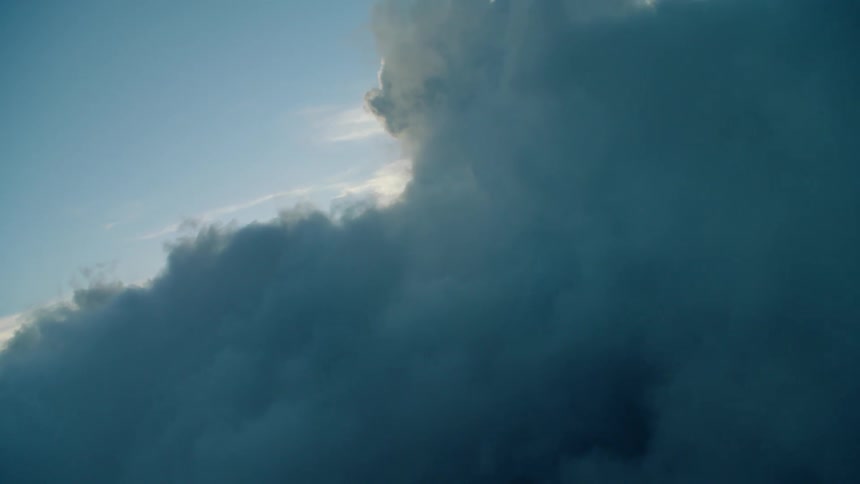 Thick clouds in the sky