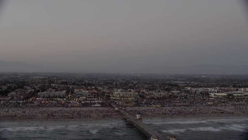 The city is near the coast with rough waves