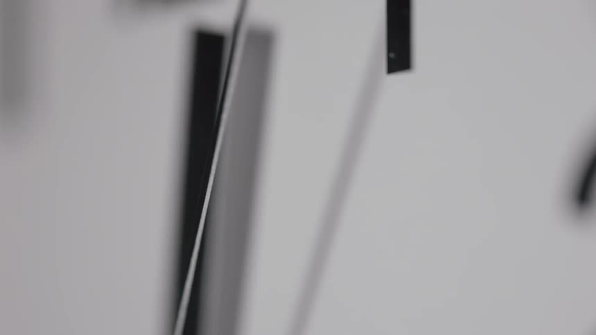 Seconds tick by on a clock