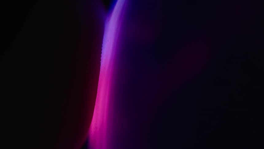 Purple flashing lights go upwards