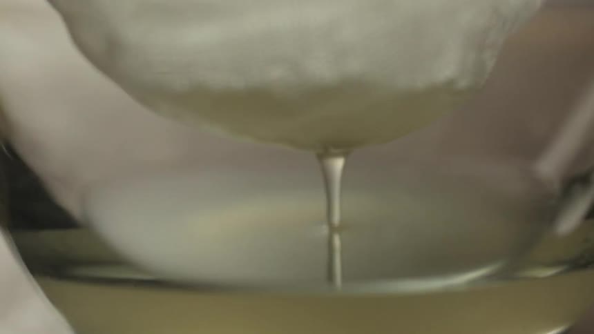 Ice melting in a bowl