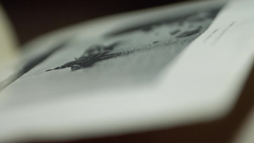 An open book page