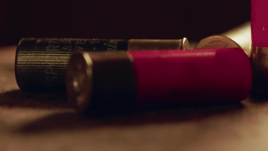 Metal cylindrical objects on a table