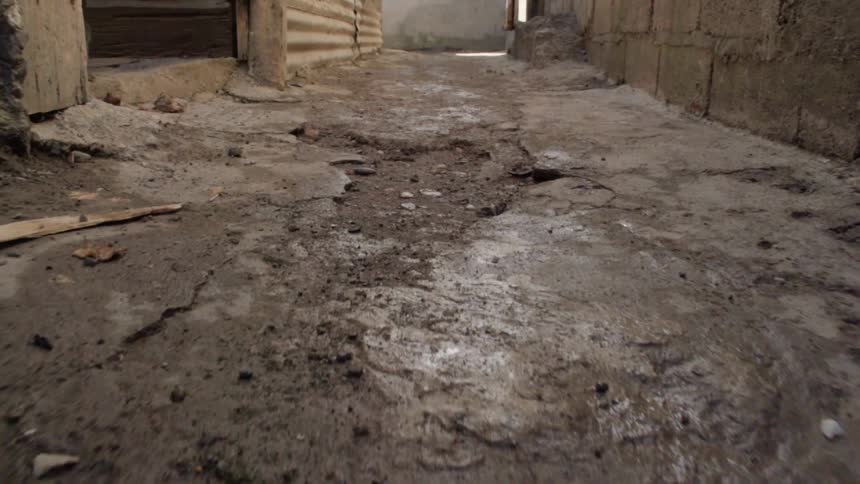 Small alley between two structures