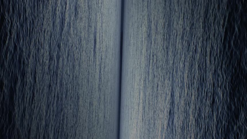 Waves roll on the lake
