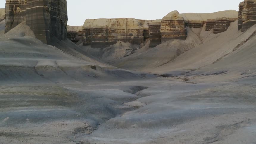 A rocky canyon sits in the wilderness
