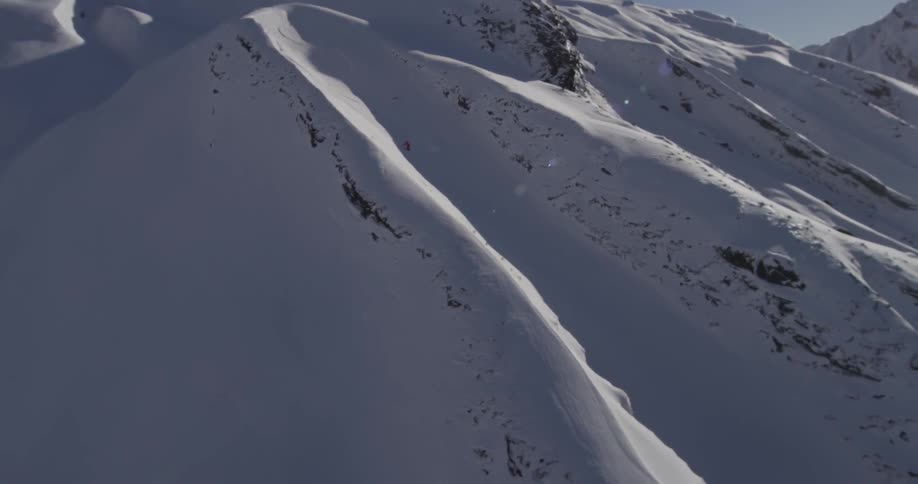 View of a snow covered mountain