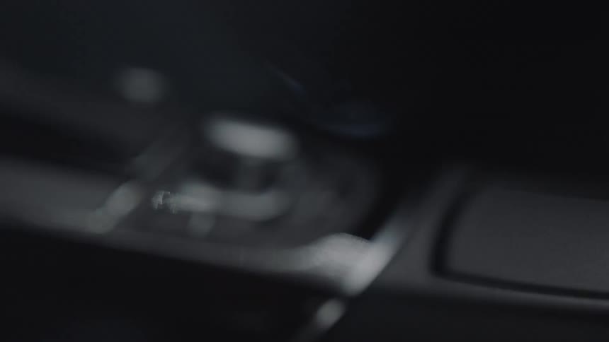 Light is reflecting off the dash in the vehicle