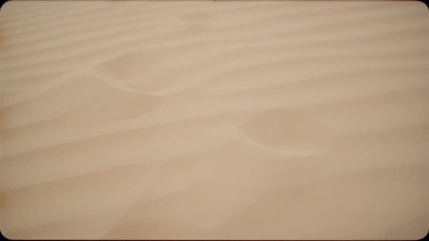 Ripples in the sand of desert dunes