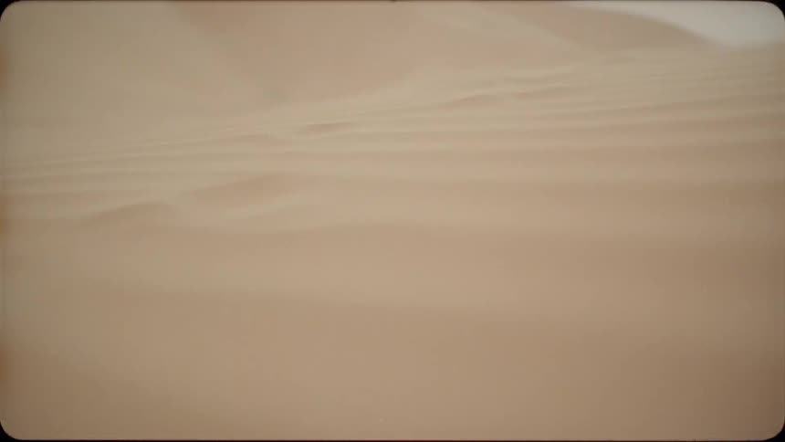 Sand blows in the desert