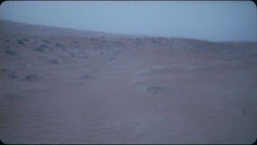 Sand drifts across the desert