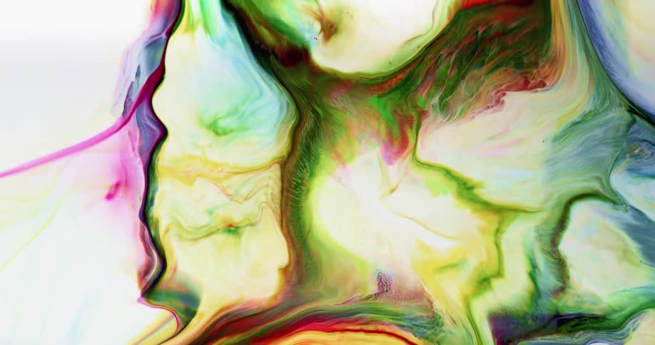 Colors flow expand and blend together