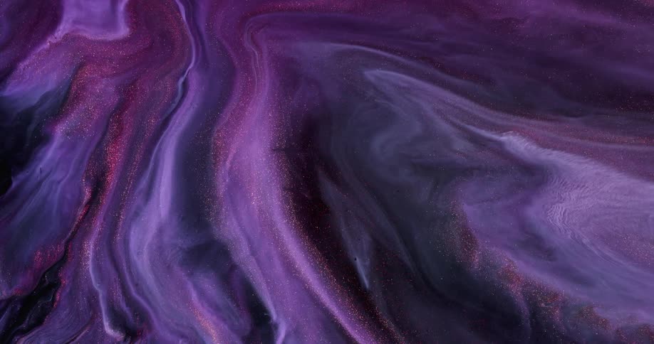 Multiple colors of liquid swirling together