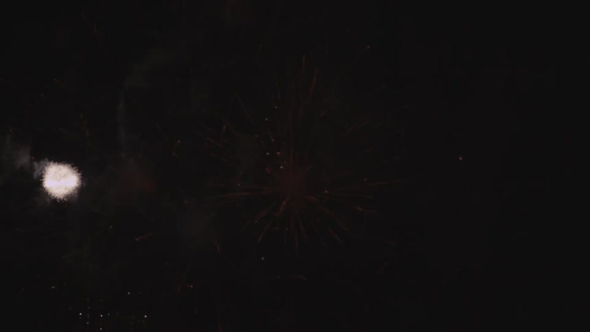 Fireworks exploding in the sky