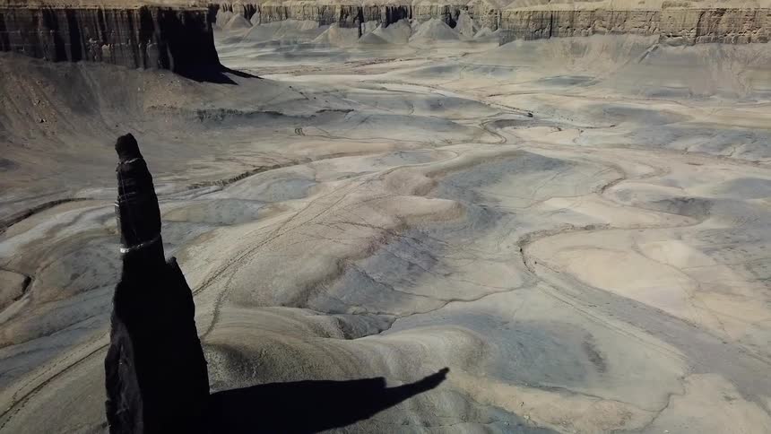 The valley is barren and full of stone