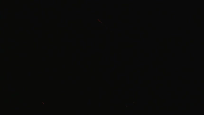 Fireworks explode in the night sky