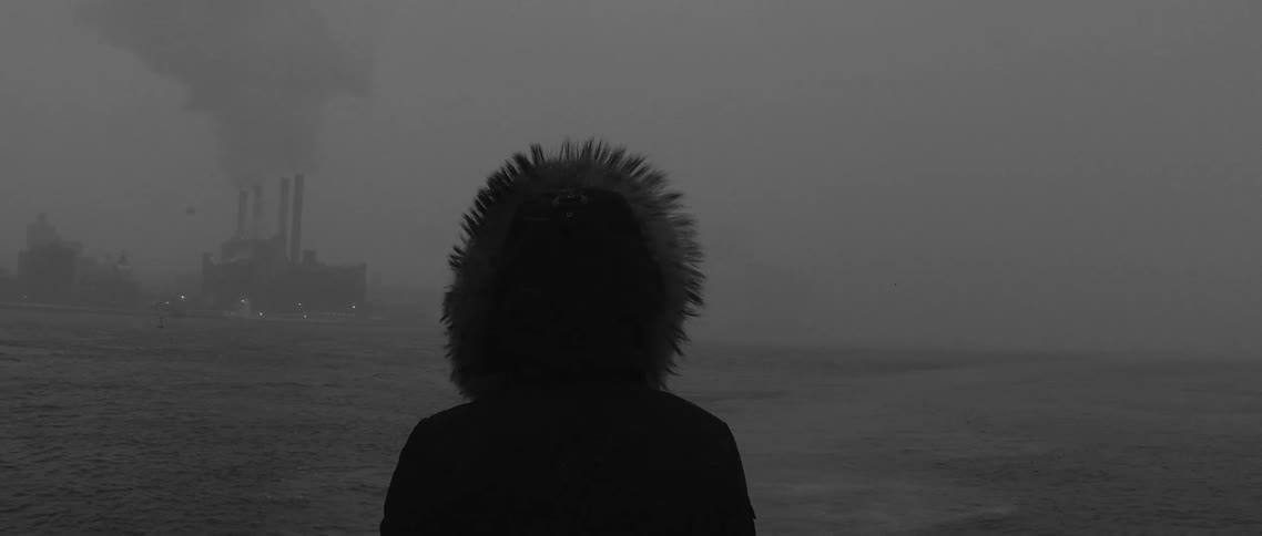 A person wearing a parka