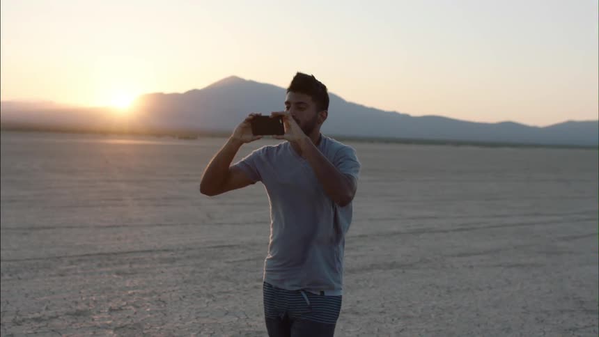 Friends Exploring Californian Desert