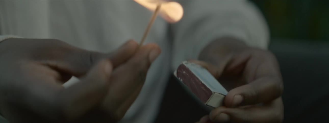 A match being struck