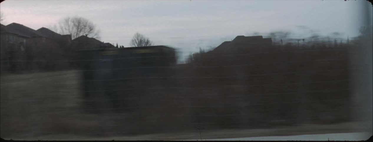 Houses in a row in a small town