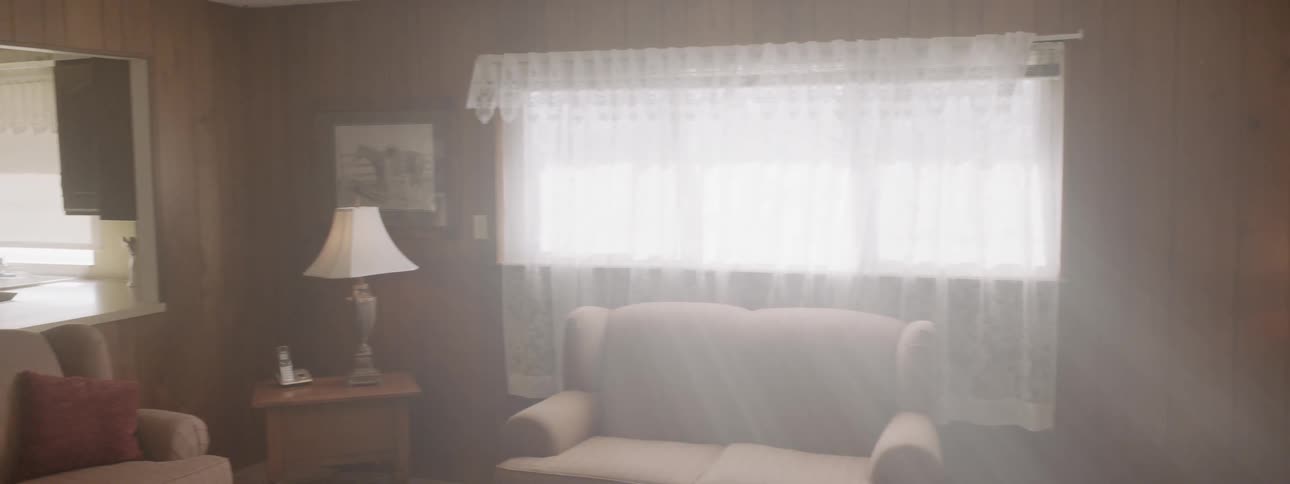 Passing through rooms of a house