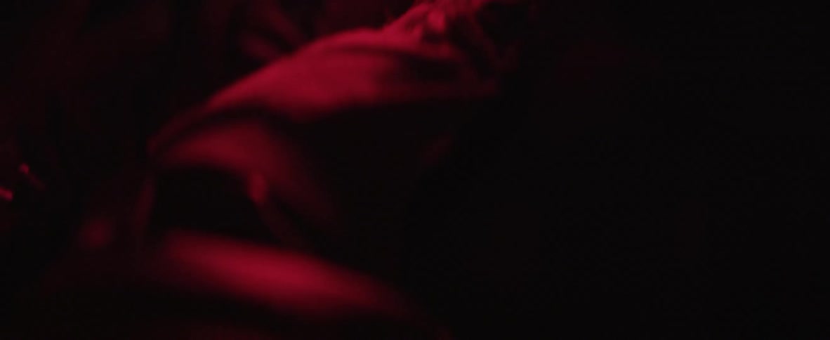 Closeup of an astronaut in a suit working