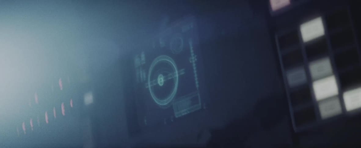 The instrument panel of a rocket with flashing lights and damage shaking with turbulence