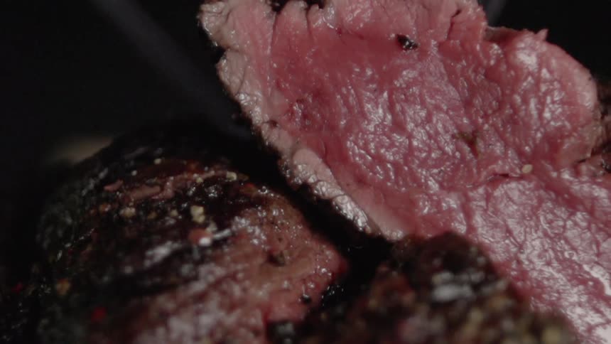 Pile of red meat