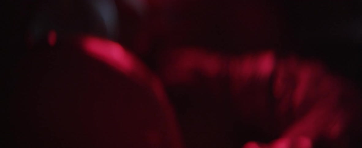 Abstract view of a red sphere