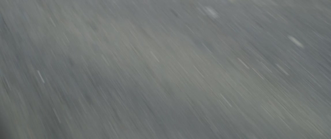 A car drives on a road