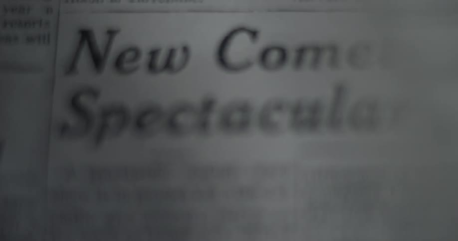 Close up of some text on a newspaper