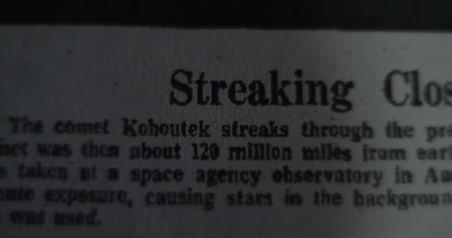 Close up of a newspaper