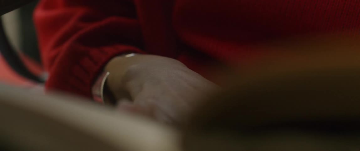 A woman reads a book