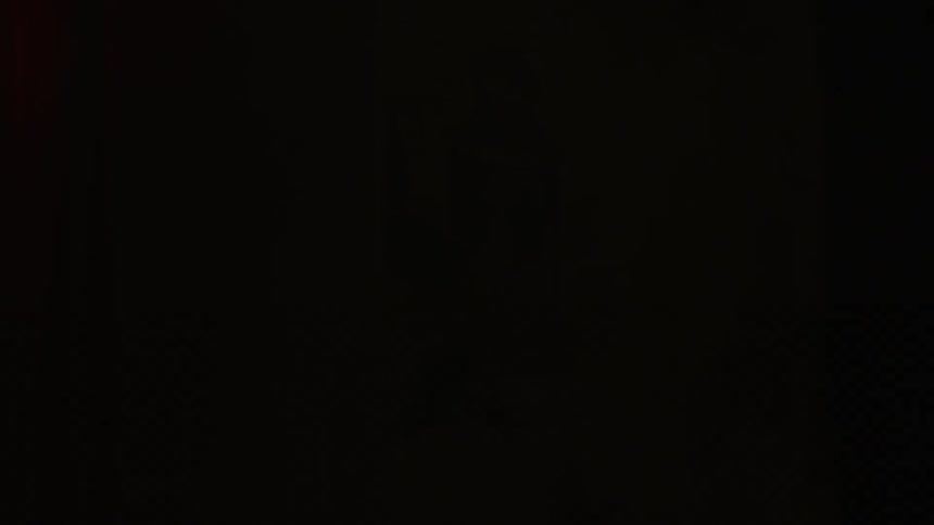 The light briefly flashes on the wall