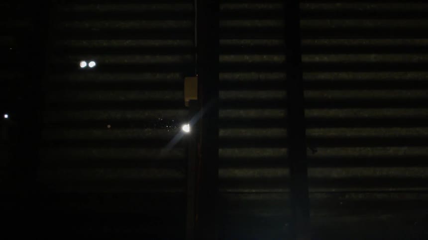 The light shows the bugs on the pole