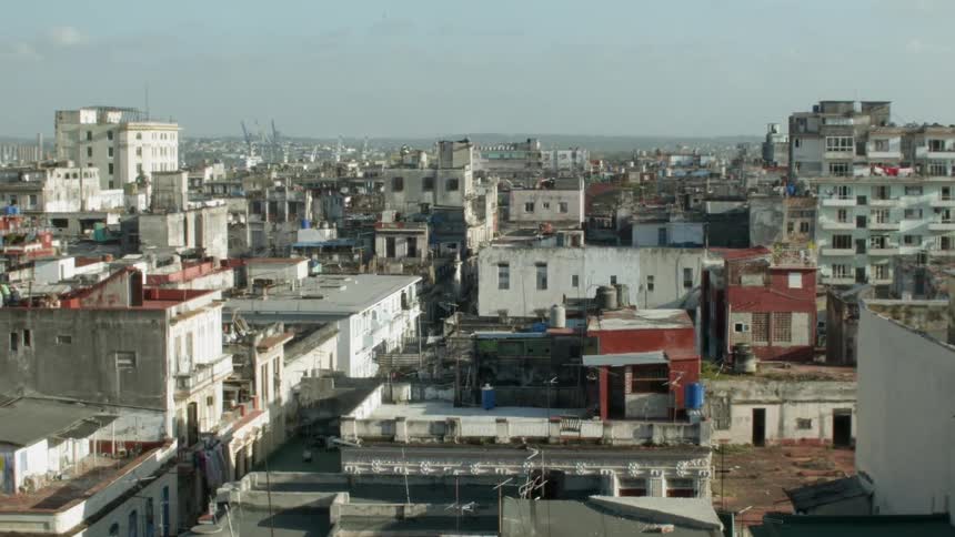 Buildings in cluttered foreign city