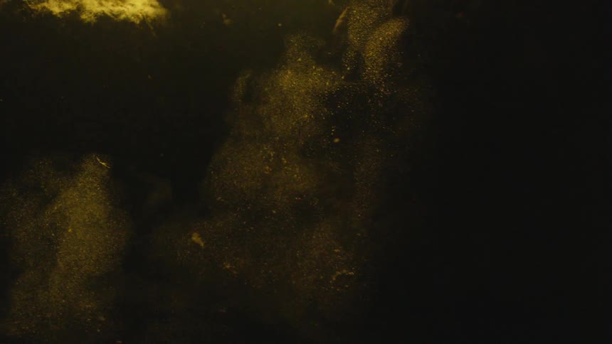 Light is being shined in the dark area