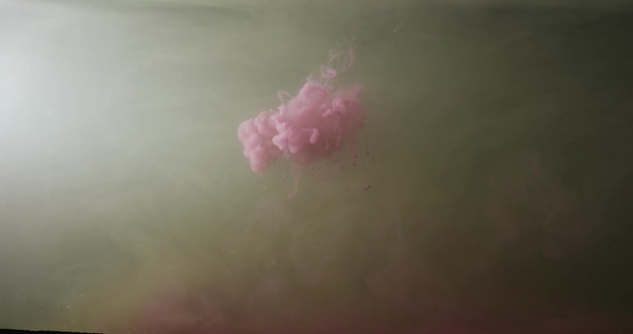 Ink drops in water