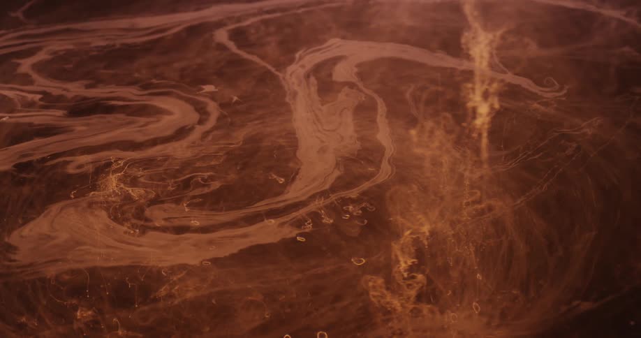 White swirls in some liquid