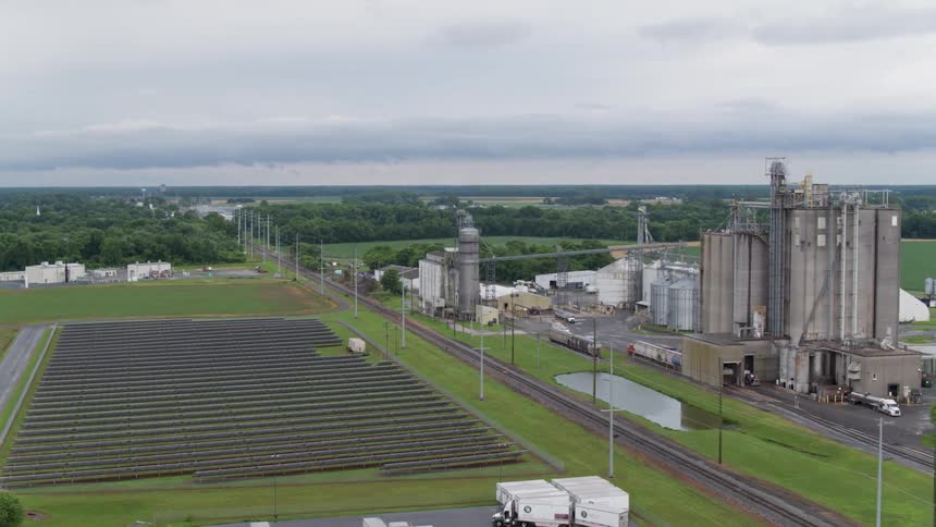 Farm And Solar Field Aerials
