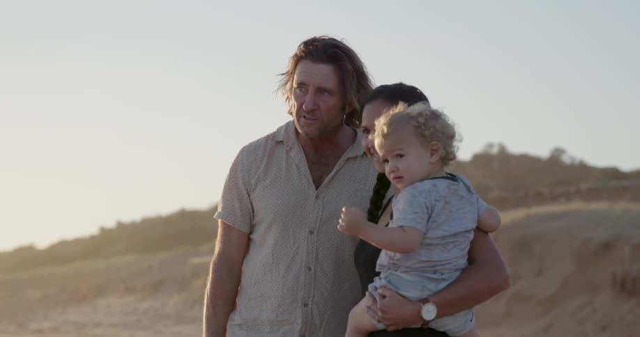 Family On The Beach