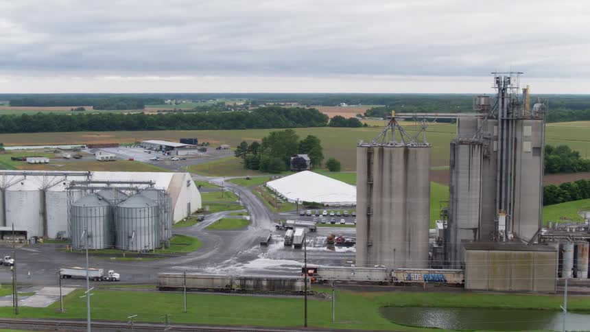 Farm And Solar Field Aerials