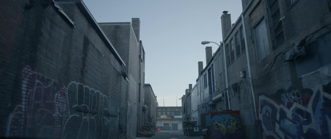 Graffiti on a alley in a city