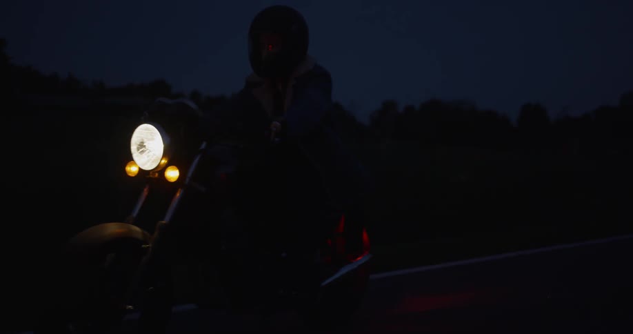Man Riding Motorcycle