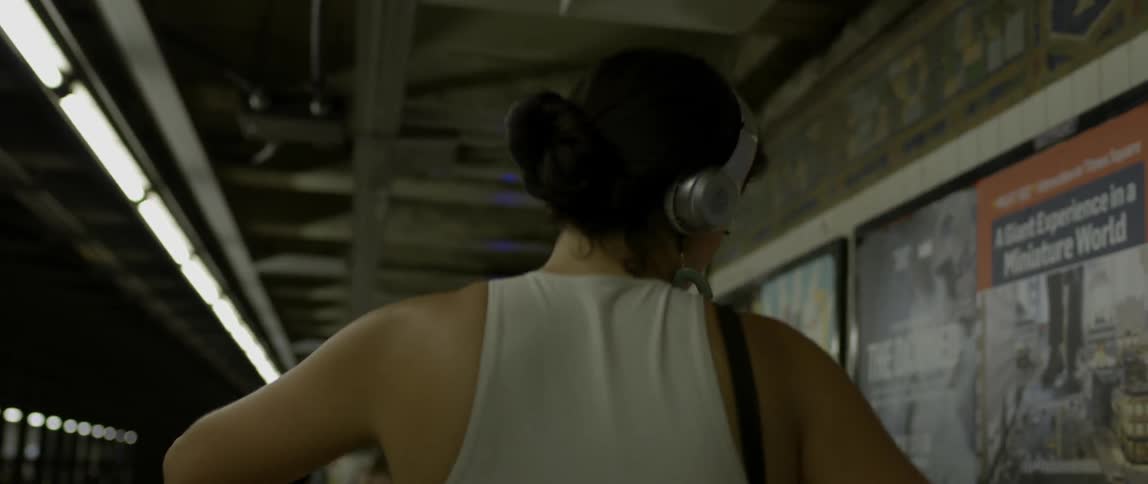 Woman Dancing In New York City